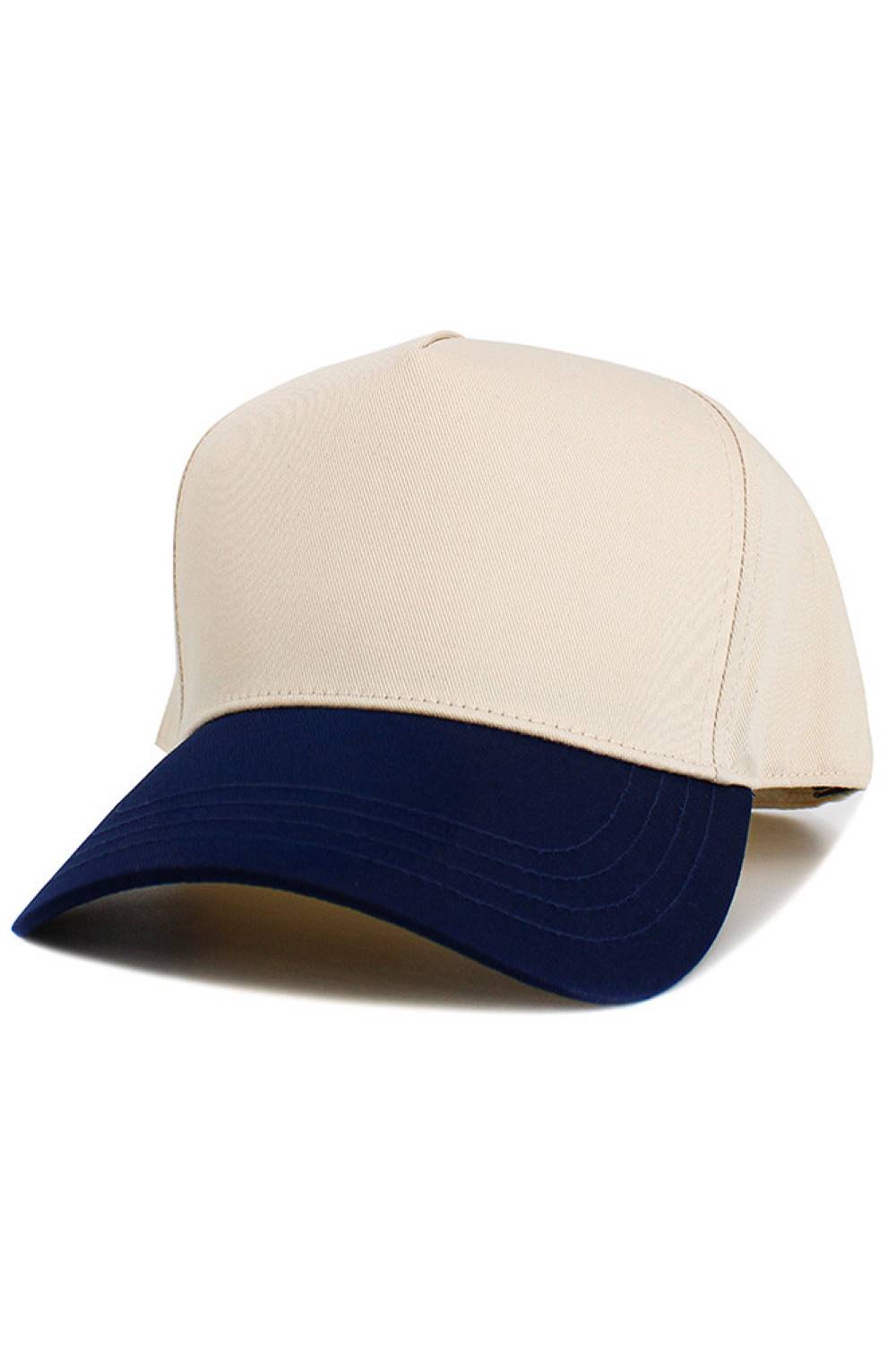 Five Panel Plain Snapback Baseball Cap