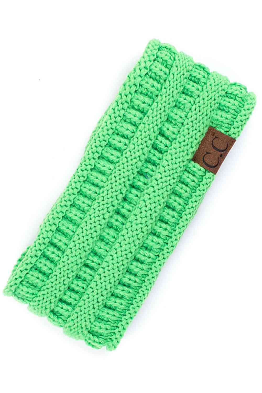 C.C Solid Ribbed Headwrap