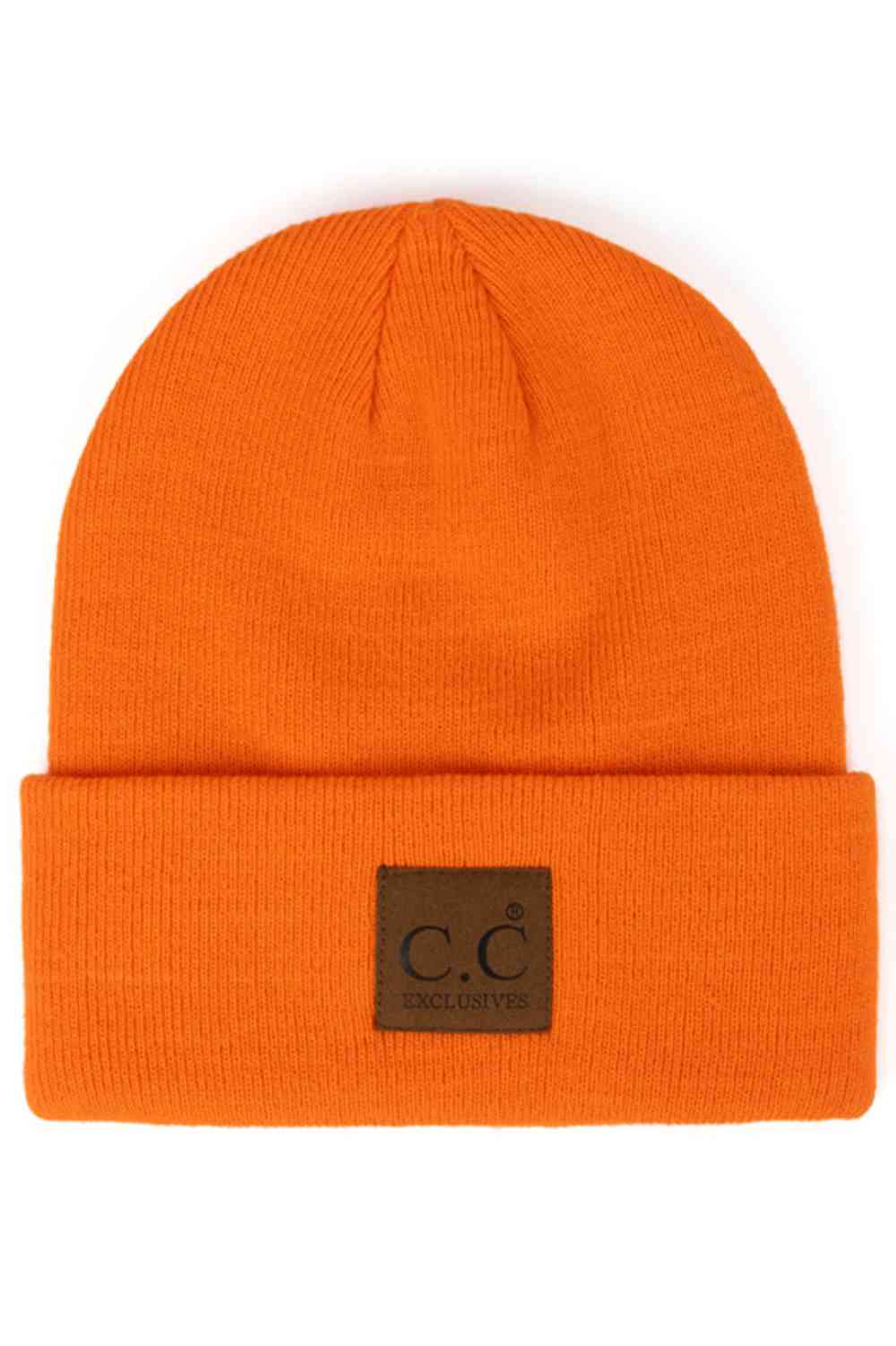 C.C Unisex Classic Basic Solid Color Beanie