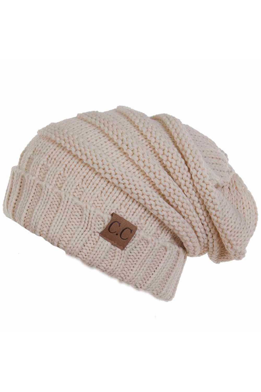C.C Oversize Slouchy Knitted Beanie