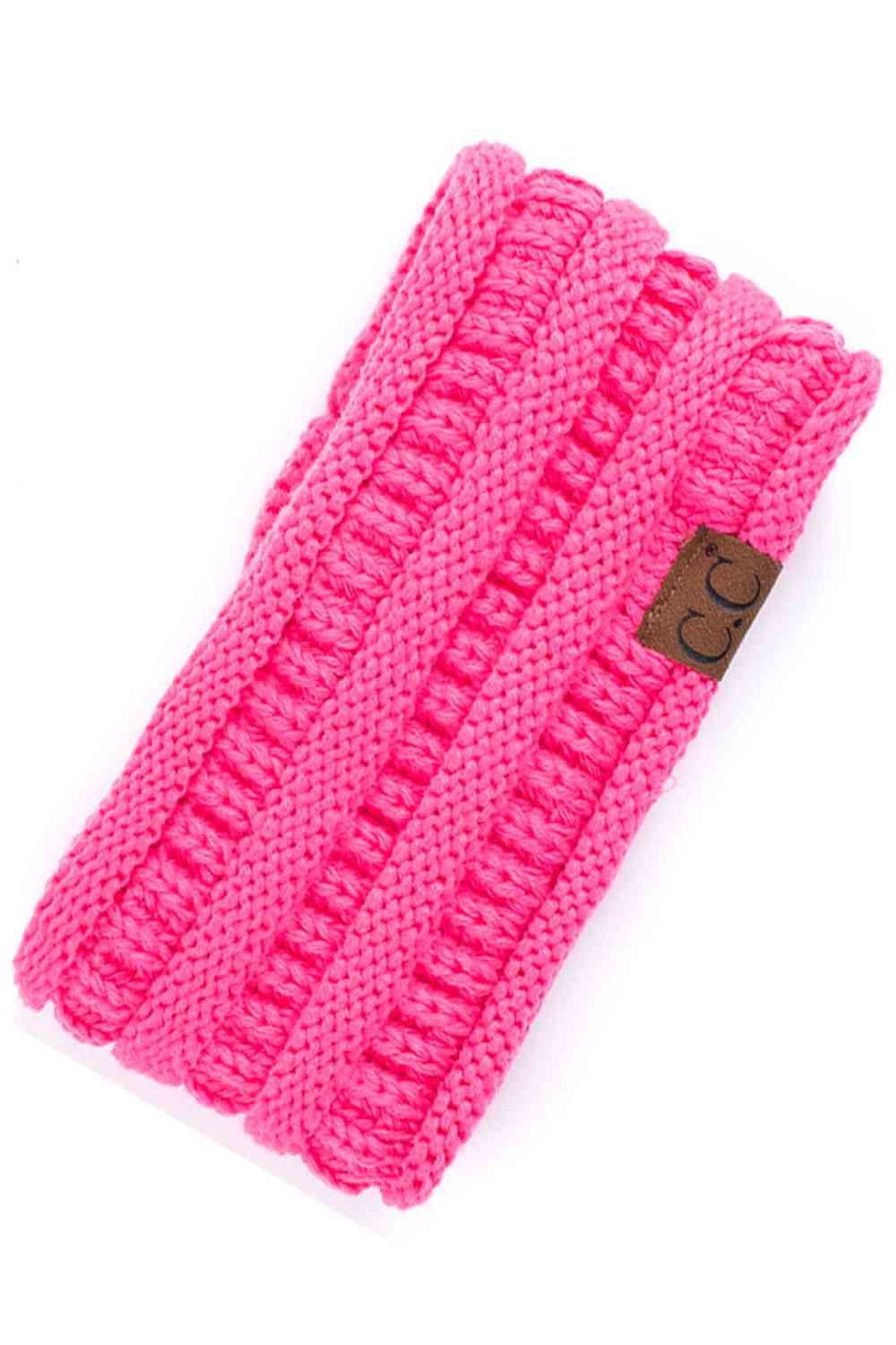 C.C Solid Ribbed Headwrap