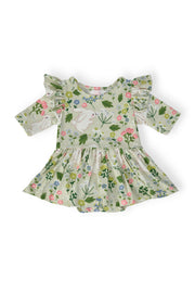 No Bunny Like You 3/4 Sleeve Flutter Twirl Bodysuit