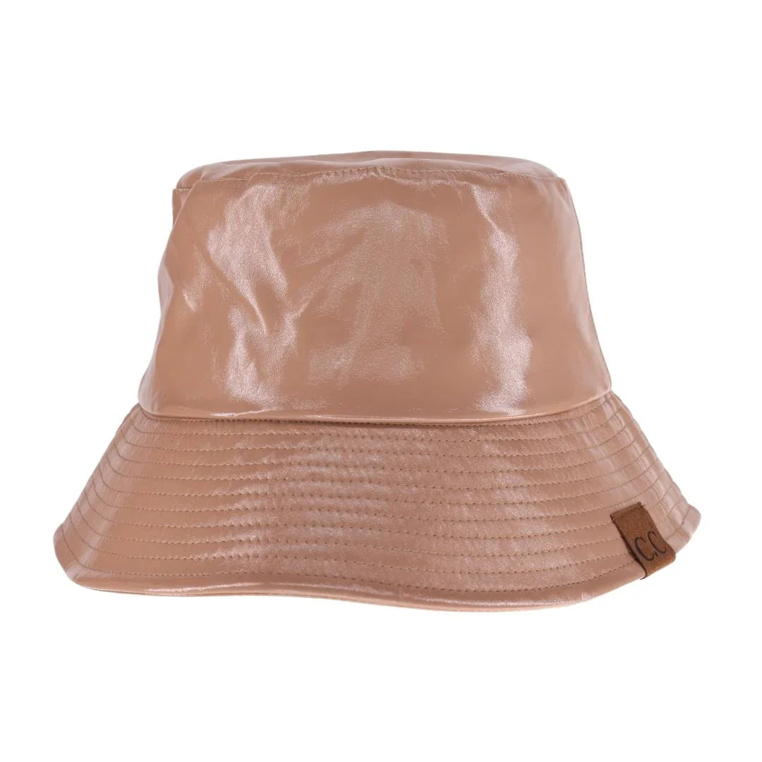 C.C Vegan Leather Bucket Hat