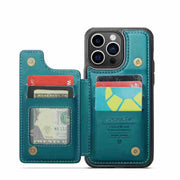 For IPhone17 Magsafe Wallet Magnetic Card Holder RFID Blocking, PU Leather Minimalist Phone Wallet Compatible with MagSafe Phones and Cases for iPhone 16/15/14/13/12/Pro/Max/Plus