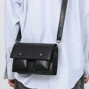 Small crossbody bag for men, stylish simple retro small square bag, shoulder crossbody bag for men