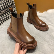 Chunky Heel Chelsea Ankle Boot