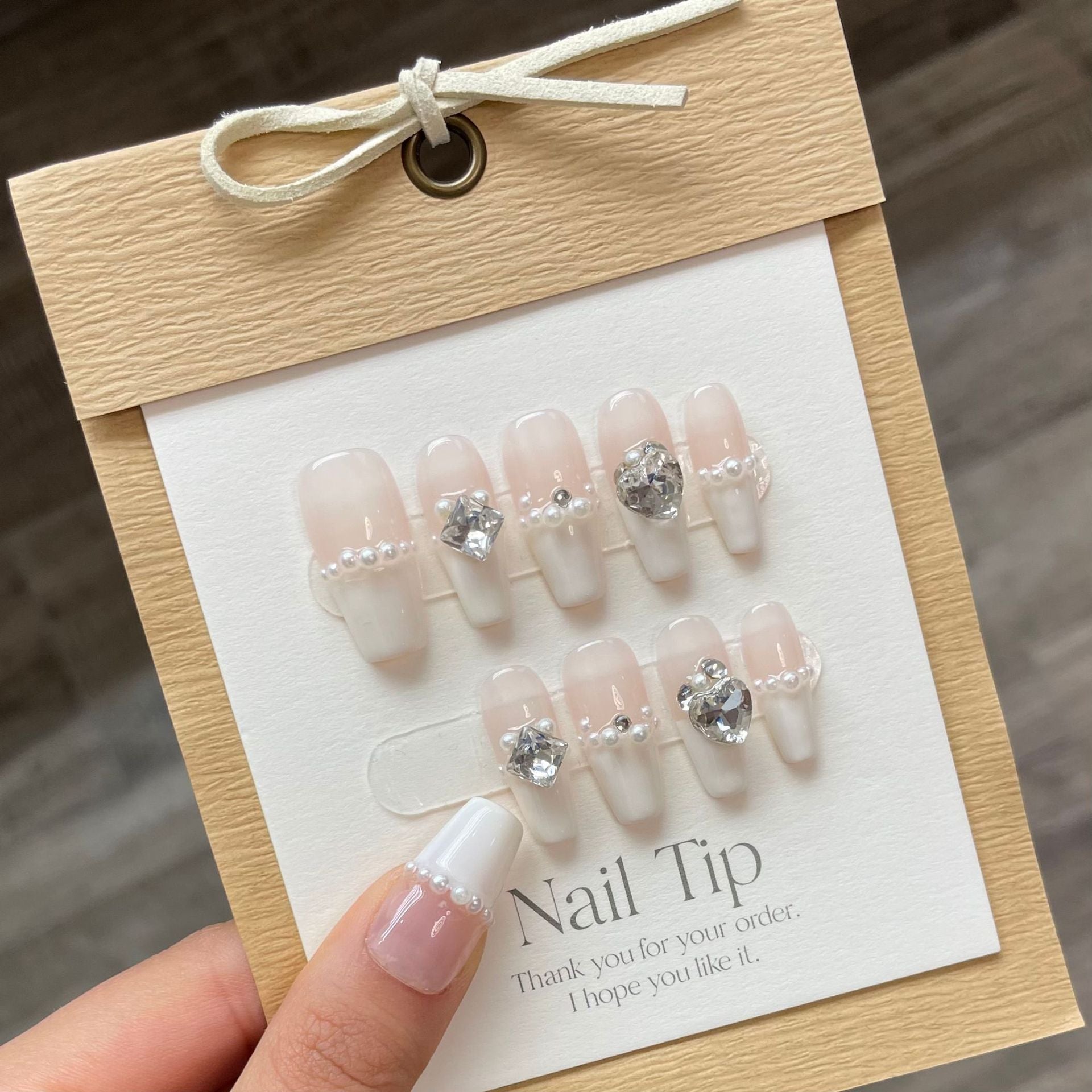 1024- Handmade press on nails fake nails removable