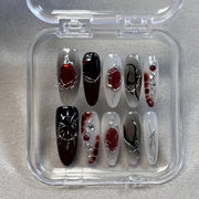 0982- Handmade press on nails fake nails removable
