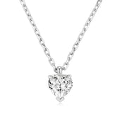 Single Zircon Pendant Necklace new