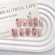 0943- Handmade press on nails fake nails removable