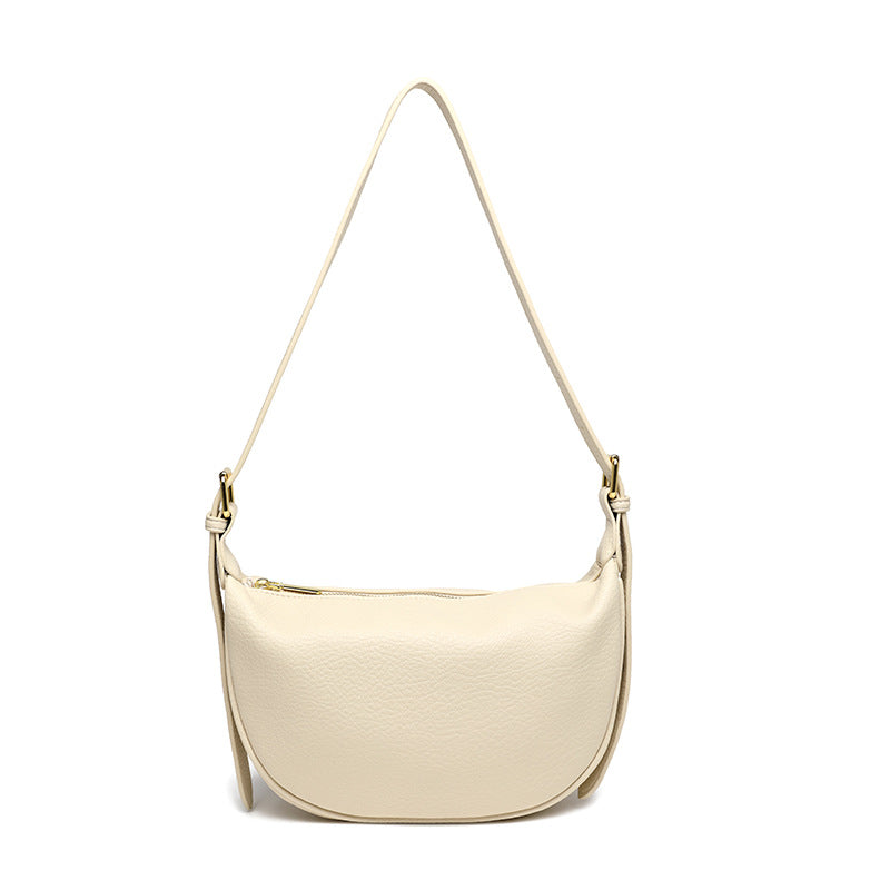 Small shoulder bag, female spring design hobo bag, fashionable versatile shoulder bag
