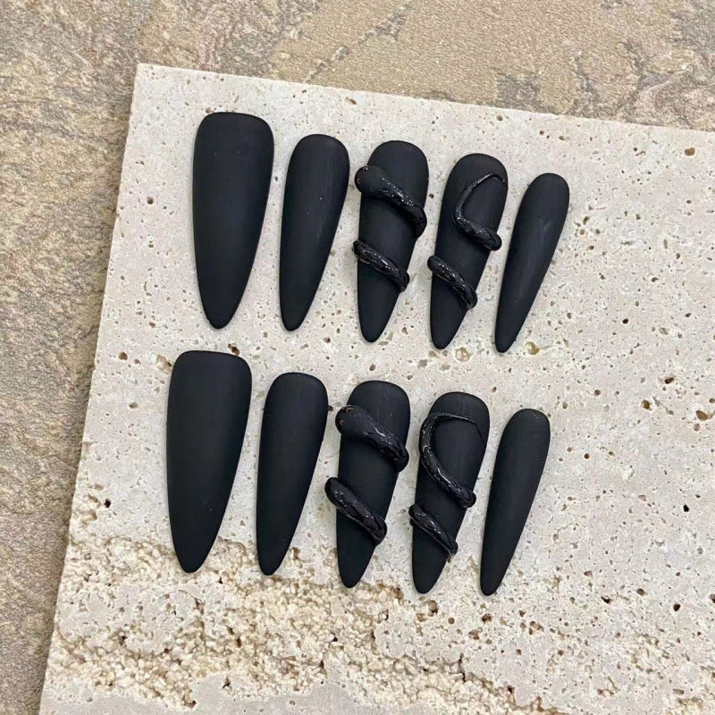 1023- Handmade press on nails fake nails removable