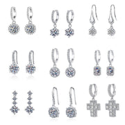 Sunflower Full Diamond Stud Earrings
