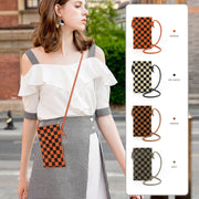 Leather mobile phone bag, mini bag, small satchel for mobile phone, phone purse crossbody