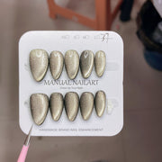 1027- Handmade press on nails fake nails removable