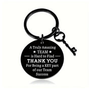 Stainless Steel Keychain Thanksgiving Inspirational Gifts for Family, Friends and Colleagues