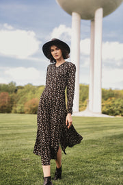 FLORAL PRINTED MAXI DRESS