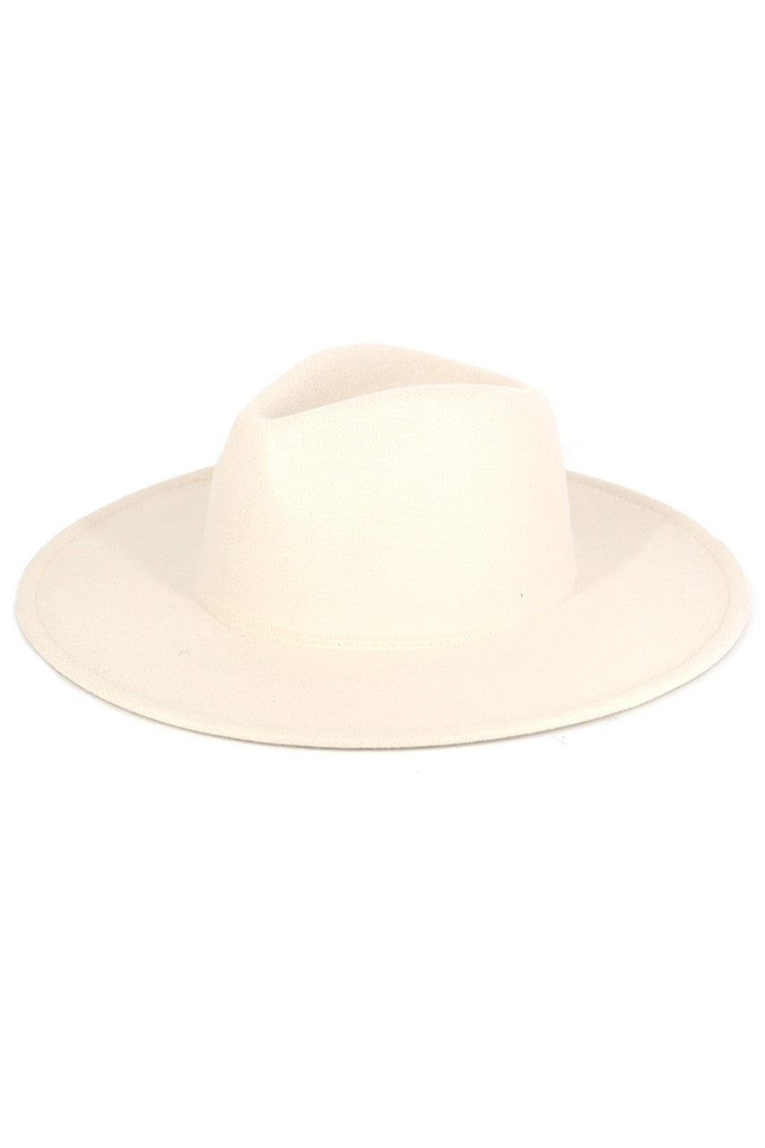Solid Plain Panama Hat