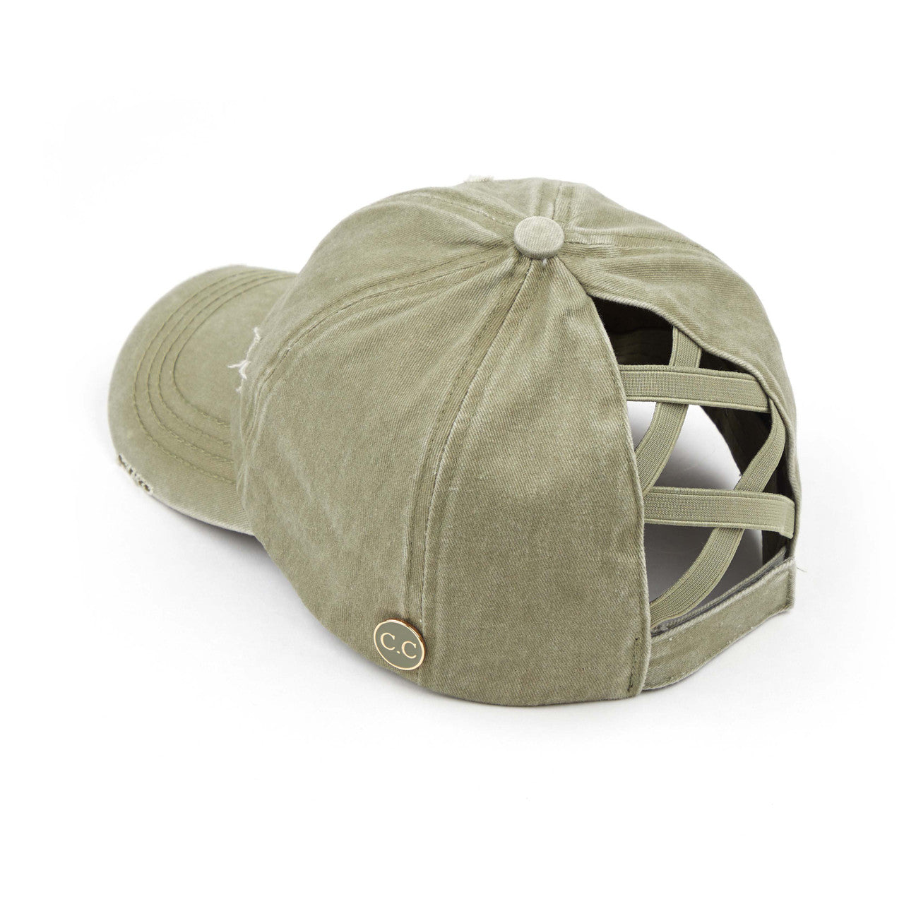 C.C Women's Baseball Ponytail Cap