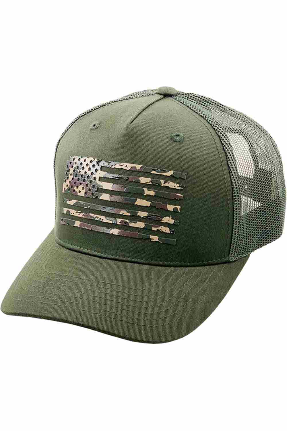 FLAG FLAT UV PRINT American Flag BASEBALL CAP