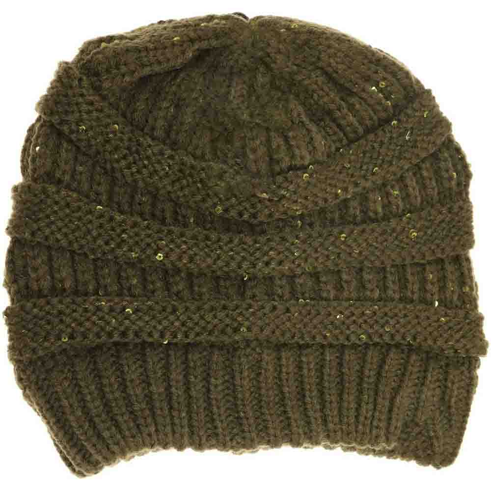 Sequin C.C Beanies