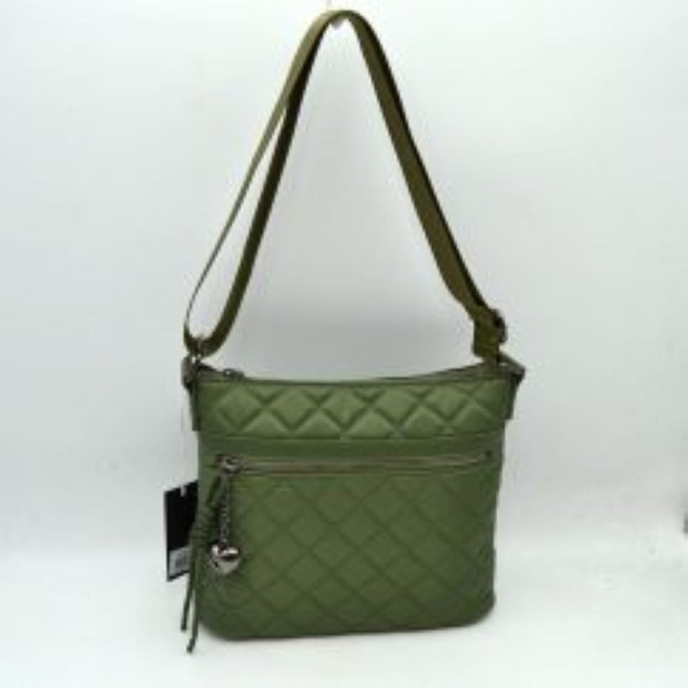 Quilted Crossbody Bag with Adjustable Strap