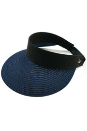 TWO TONE SOLID COLOR VISOR