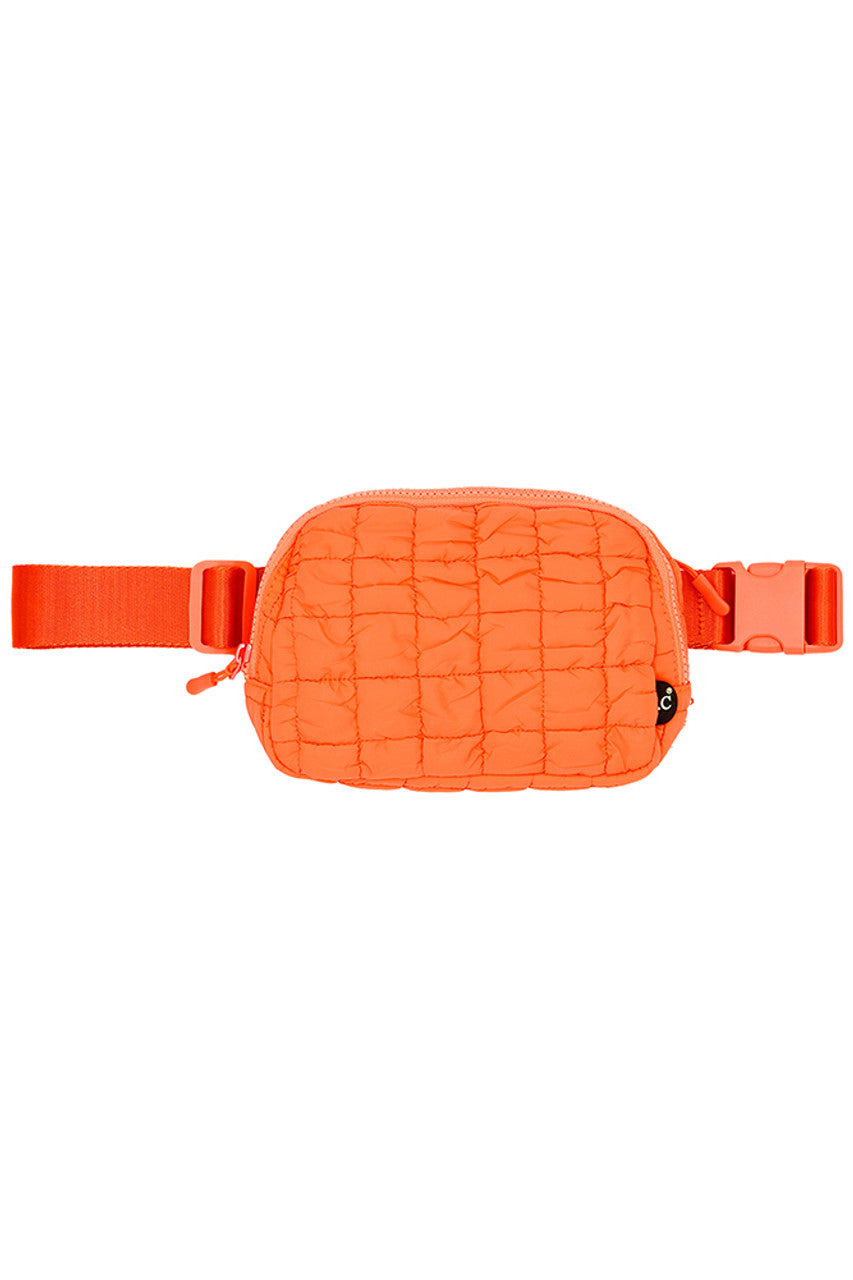 C.C Quilted Puffer Fanny Pack