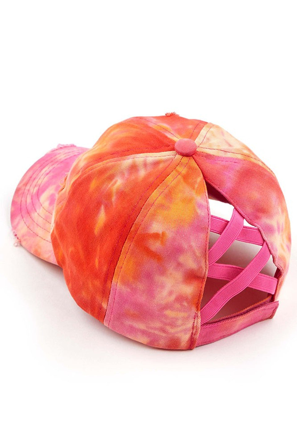 C.C TIE DYE BASEBALL PONYCAP