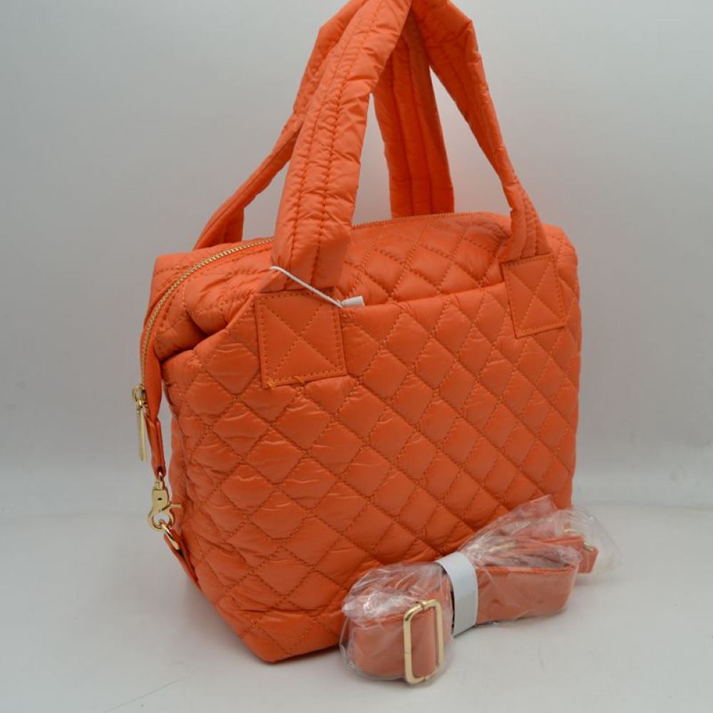 Stylish Diamond-Quilted Puffer Crossbody & Satchel Bag
