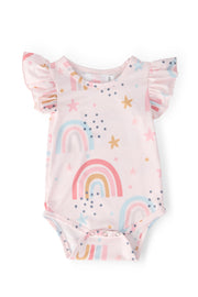 Over the Rainbow S/S Flutter Bodysuit