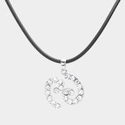 Cancer - Stone Embellished Zodiac Pendant Necklace