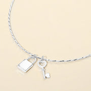 Padlock Key Pendant Necklace