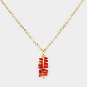 Firecracker Pendant Necklace