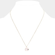 Natural Stone Pendant Necklace