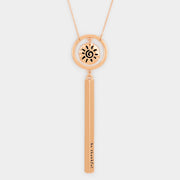Be thankful _ Patterned Sun Necklace