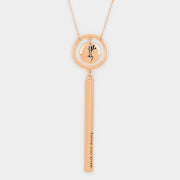 Follow your arrow _ Patterned Arrow Necklace