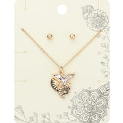 Metal Conch Shell Mermaid Tail Pendant Necklace