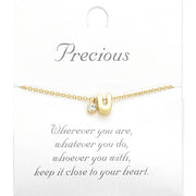 -U- Monogram Initial Pendant Necklace