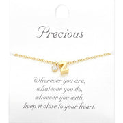 -Z- Monogram Monogram Initial Pendant Necklace