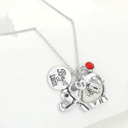 Good Luck Metal Elephant Pendant Necklace