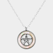 Pearl Starfish Pendant Necklace