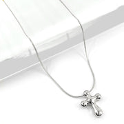Stainless Steel Cross Pendant Necklace