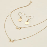 Double Layer Infinity Pendant Necklace