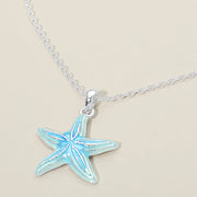 Women's Starfish Charm Pendant Necklace