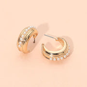 Pearl Hoop Earrings