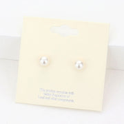 6mm Pearl stud earrings