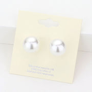 14mm Pearl stud earrings