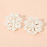 Pearl Floral Earrings