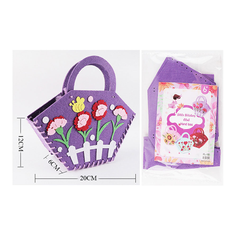 12PCS - Little Stitchers DIY Handbag Craft Kit for Kids